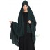 Irani chador with detachable Nose piece- Green Irani chador with detachable Nose piece- Green